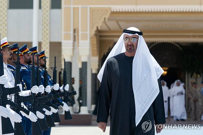 셰이크 모하메드 빈 자예드 알 나얀 UAE 대통령 [UAE 대통령궁/EPA=연합뉴스 자료사진. 재판매 및 DB 금지]