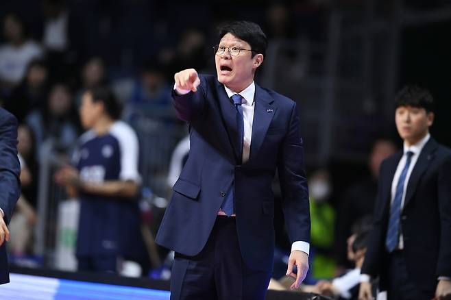 프로농구 원주 DB의 지휘봉 잡은 이규섭 신임 감독 [KBL 제공. 재판매 및 DB 금지]