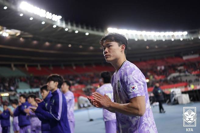 축구 대표팀 오현규. .(대한축구협회 제공. 재판매 및 DB 금지) 2026.4.1 ⓒ 뉴스1