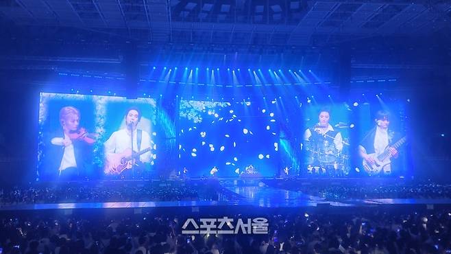 밴드 루시 KSPO DOME 콘서트 모습  사진ㅣ임재청 기자