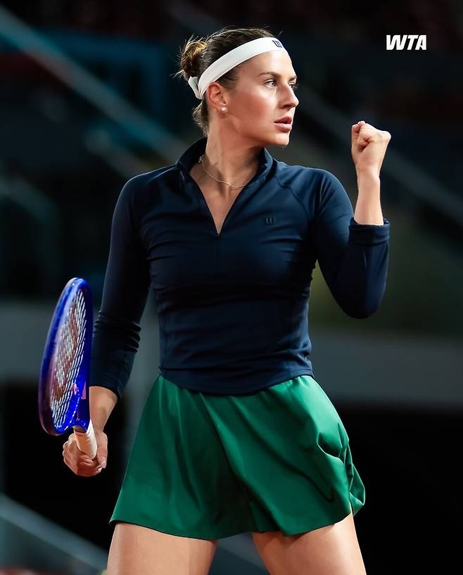 지난 3일 마드리드 WTA 1000 챔피언에 오른 마르타 코스튜크. WTA 투어