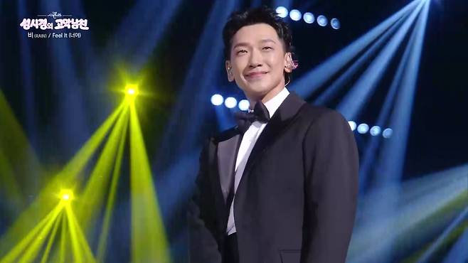 가수 비가 지난 15일 방송된 KBS2 예능 ‘더 시즌즈-성시경의 고막남친’에 출연해 무대를 선보이고 있다. 사진 KBS2 방송화면 캡쳐