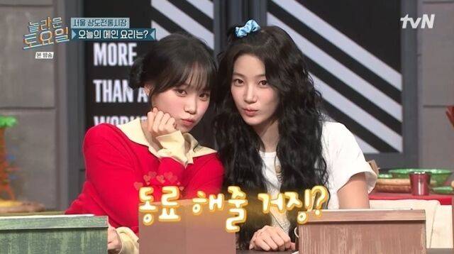르세라핌 김채원, 카즈하 / tvN '놀토'
