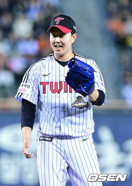 LG 트윈스 유영찬. /OSEN DB
