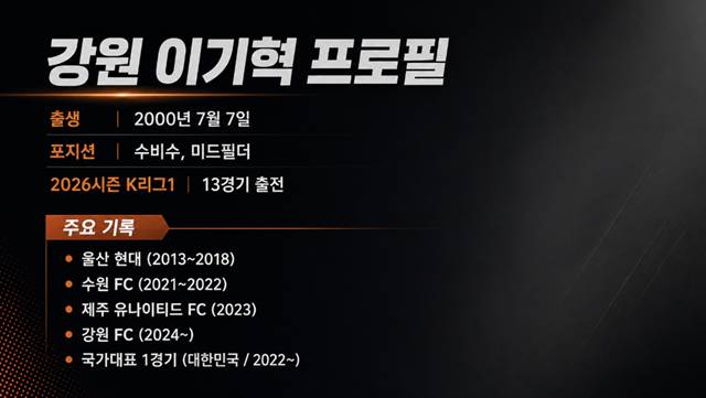 이기혁의 프로필. /사진=AI 제작 이미지.
