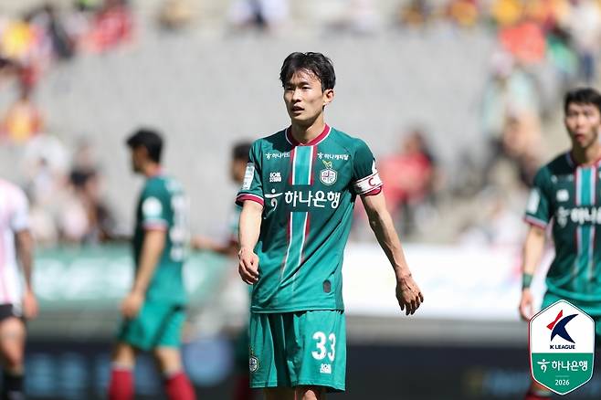 대전하나시티즌 김문환. /사진=한국프로축구연맹 제공