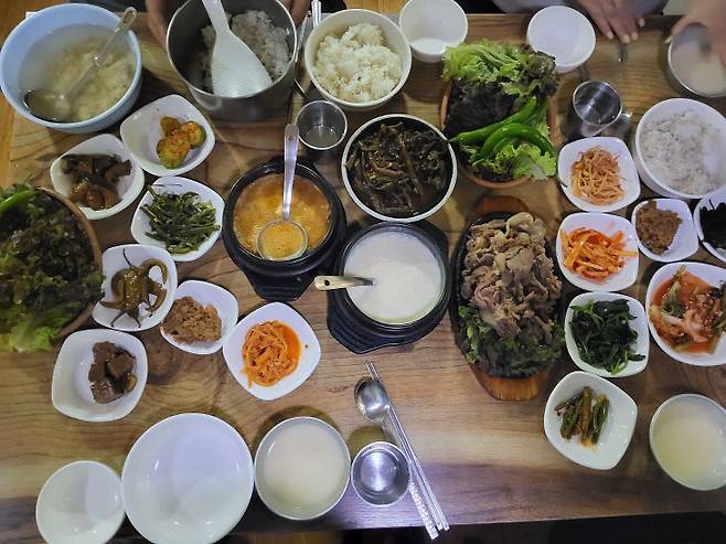 시래기 정식. (사진= 김영복 연구가)