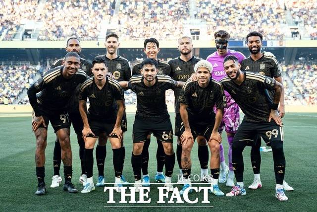18일 내슈빌과 원정 경기에 나선 LAFC의 스타팅 멤버./LAFC