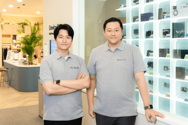 김태호 노타 CTO(왼쪽), 채명수 CEO (사진=노타)
