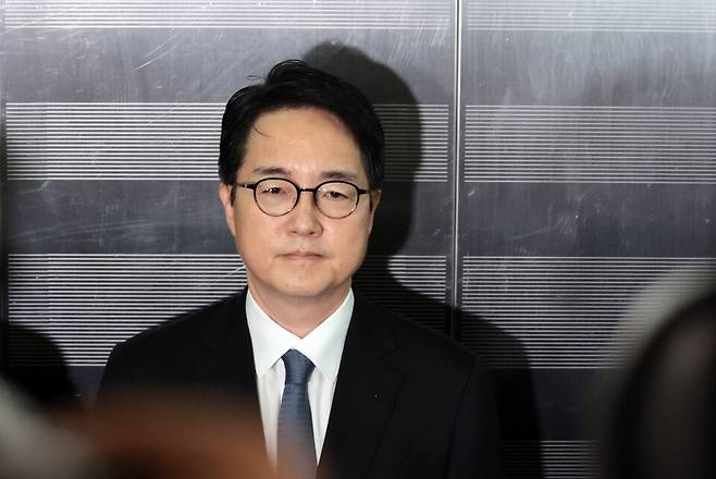 심우정 전 검찰총장이 2025년 9월30일 서울 서초구 순직해병 특별검사팀에 피의자 신분으로 출석하고 있다. ⓒ연합뉴스
