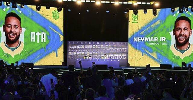 2026 북중미 월드컵에 나설 브라질 축구대표팀에 발탁된 공격수 네이마르. EPA=연합뉴스