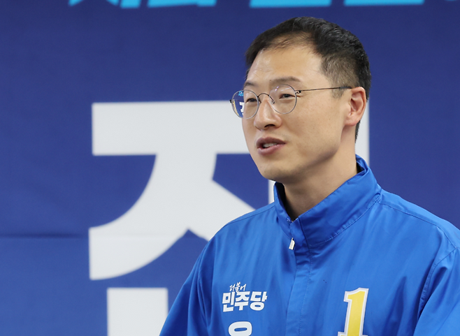 발언하는 김상욱 울산시장 후보 [연합뉴스]