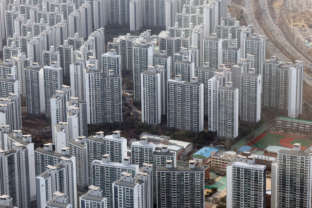 서울 일대 아파트 단지. (연합뉴스)
