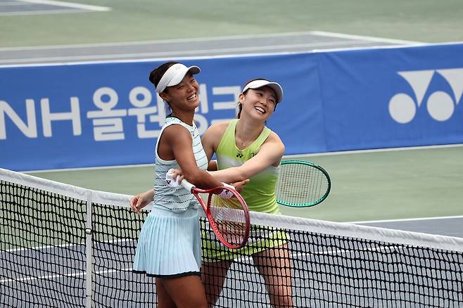 ITF W35 고양 대회 경기 모습