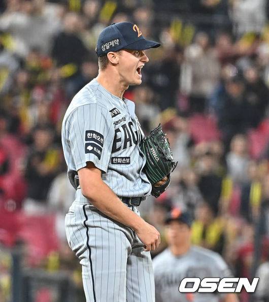 [OSEN=광주, 이석우 기자] 한화 이글스 쿠싱 / foto0307@osen.co.kr
