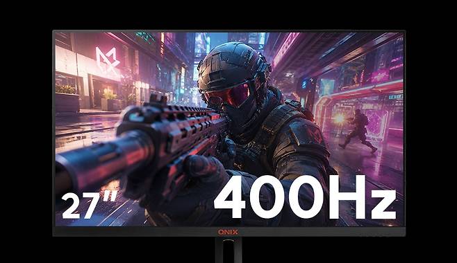 비엔엠큐닉스의 27인치 FHD IPS 400Hz 모델. 사진=비엔엠큐닉스