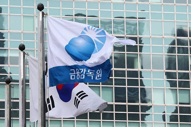 사진은 이날 서울 여의도 금융감독원 깃발이 휘날리는 모습./뉴스1 제공.