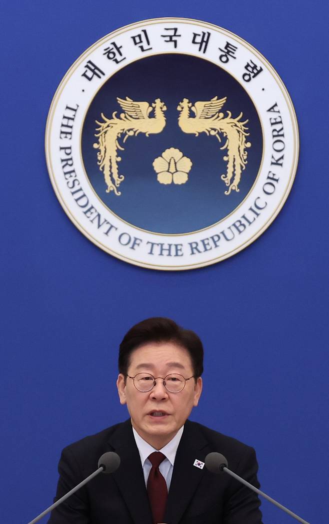 이재명 대통령. 청와대통신사진기자단