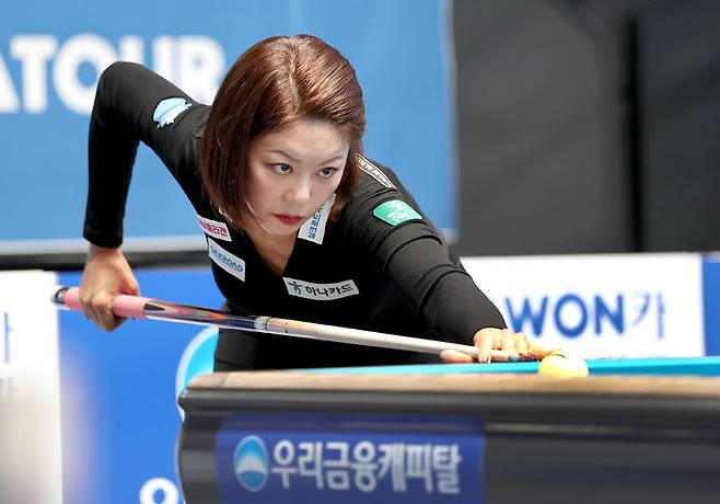 [서울=뉴시스] 여자프로당구(LPBA) 하나카드의 김가영. (사진=PBA 제공) *재판매 및 DB 금지
