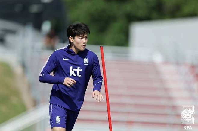 배준호. /사진=대한축구협회(KFA) 제공