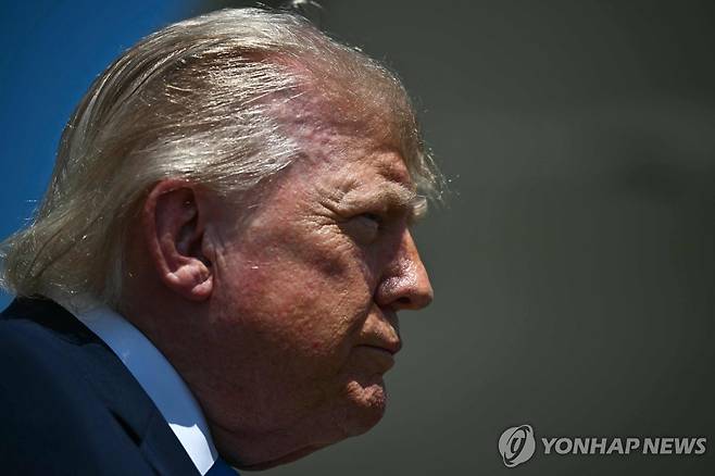 트럼프 대통령 [AFP=연합뉴스. 재판매 및 DB 금지]