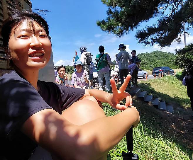 이스라엘에 구금됐던 한국인 활동가 김아현(왼쪽)씨 [연합뉴스 자료사진]