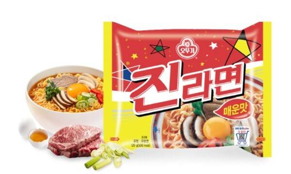 진라면.[출처=오뚜기 홈페이지 캡처]