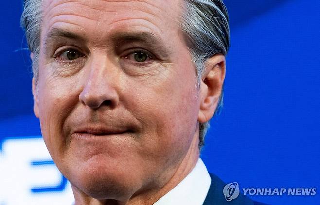 개빈 뉴섬 캘리포니아 주지사 [로이터=연합뉴스. 재판매 및 DB 금지]