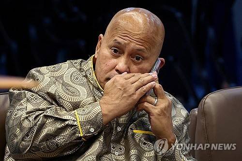 체포 영장 발부된 델라 로사 필리핀 상원의원 [로이터=연합뉴스. 재판매 및 DB 금지]