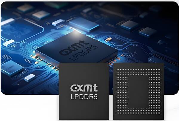 창신메모리테크놀로지(CXMT)의 LPDDR5X 칩 /CXMT