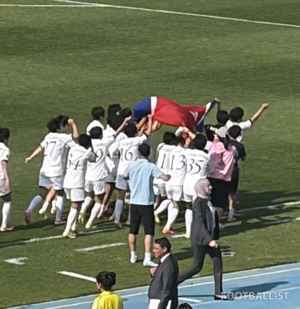AWCL 챔피언 내고향여자축구단. 김진혁 기자