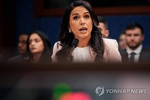 털시 개버드 미 국가정보국 국장 [AFP연합뉴스 자료사진. 재판매 및 DB 금지]