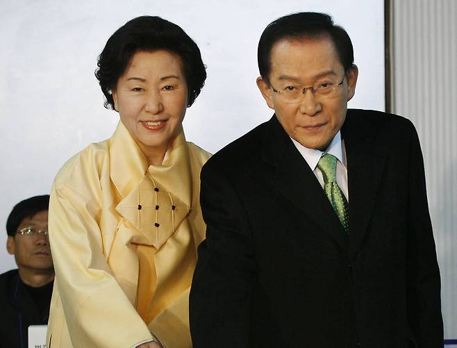 한인옥 여사 별세 이회창 총재 부인상