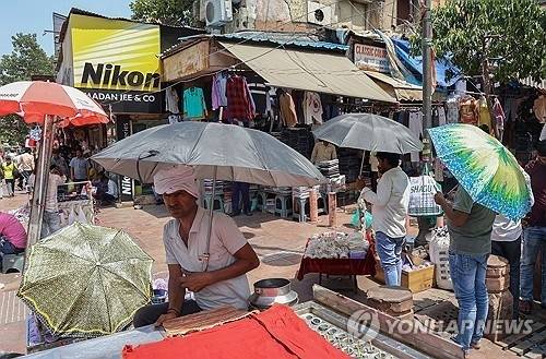 ▲ 폭염 덮친 인도 델리 구시가지 [EPA=연합뉴스]