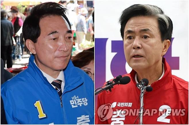 충남지사 출마하는 박수현·김태흠 연합뉴스 자료사진]