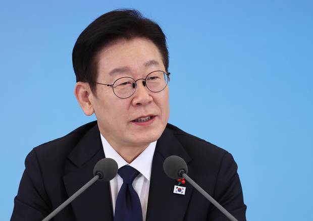 이재명 대통령이 30일 청와대에서 열린 국가창업시대 전략회의 ‘K-스타트업이 미래를 만든다’에서 발언하고 있다. 뉴스1