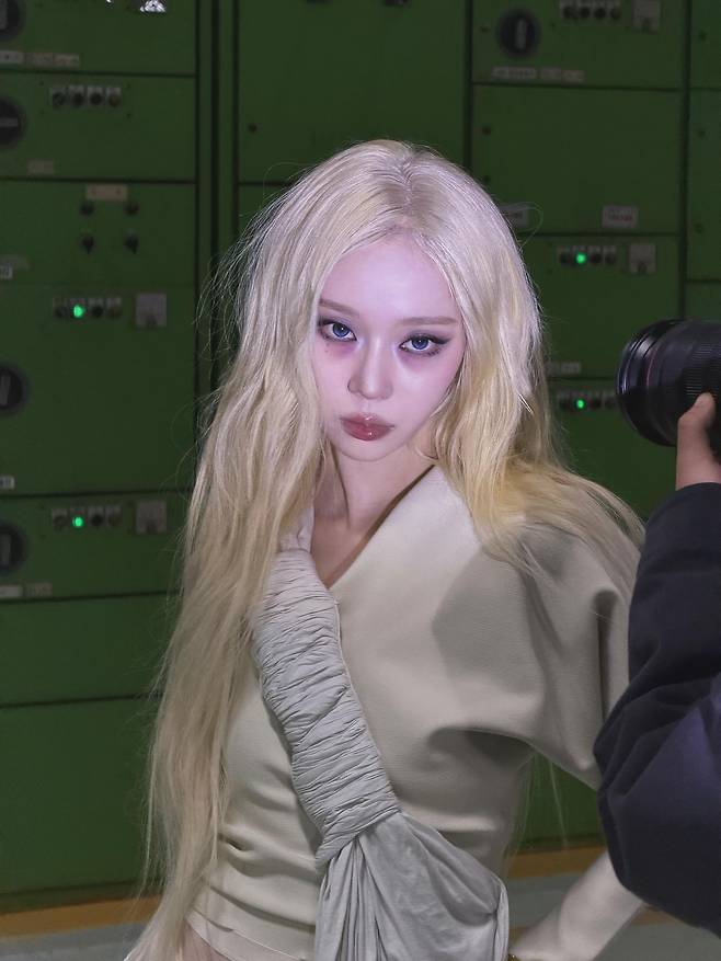 에스파 윈터의 메이크업. 인스타그램 @imwinter