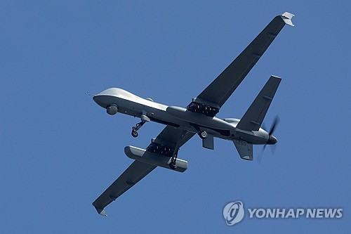 미 공군의 MQ-9 리퍼 무인기 [로이터=연합뉴스]