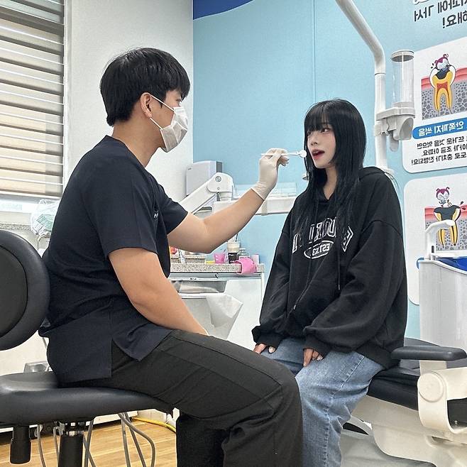 치과 교정 진료 모습 [인제군 제공. 재판매 및 DB 금지]