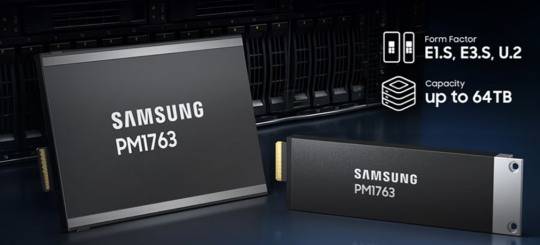 Samsung Electronics PCIe Gen 6 eSSD 'PM1763'. Source: Samsung Semiconductor official website