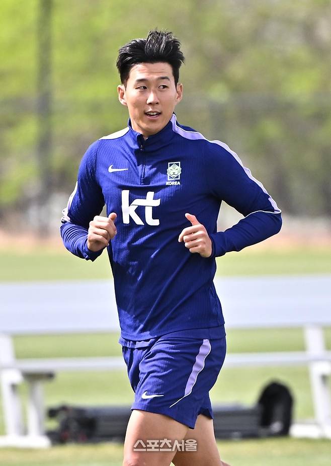 축구 국가대표팀 손흥민. 헤리먼(미 유타주) | 박진업 기자 upandup@sportsseoul.com