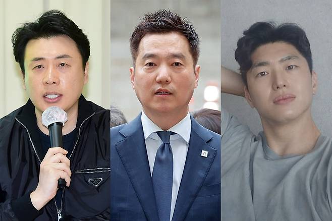 '장사의 신' 은현장, 김세의 가로세로연구소 대표, 소재원 작가 /사진=한경DB, 인스타그램