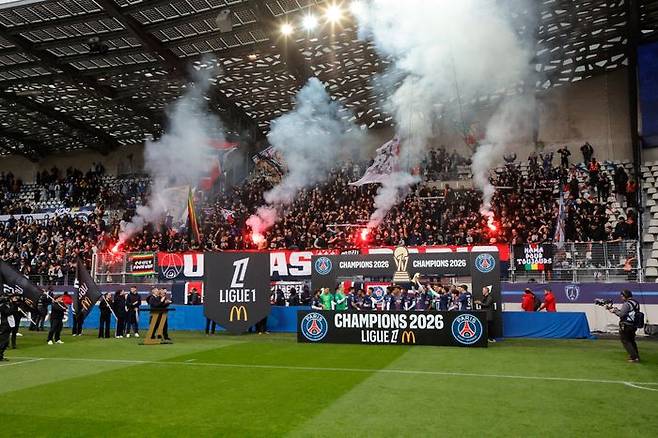 챔피언스리그 2연패에 도전하는 PSG. ⓒ AP=뉴시스