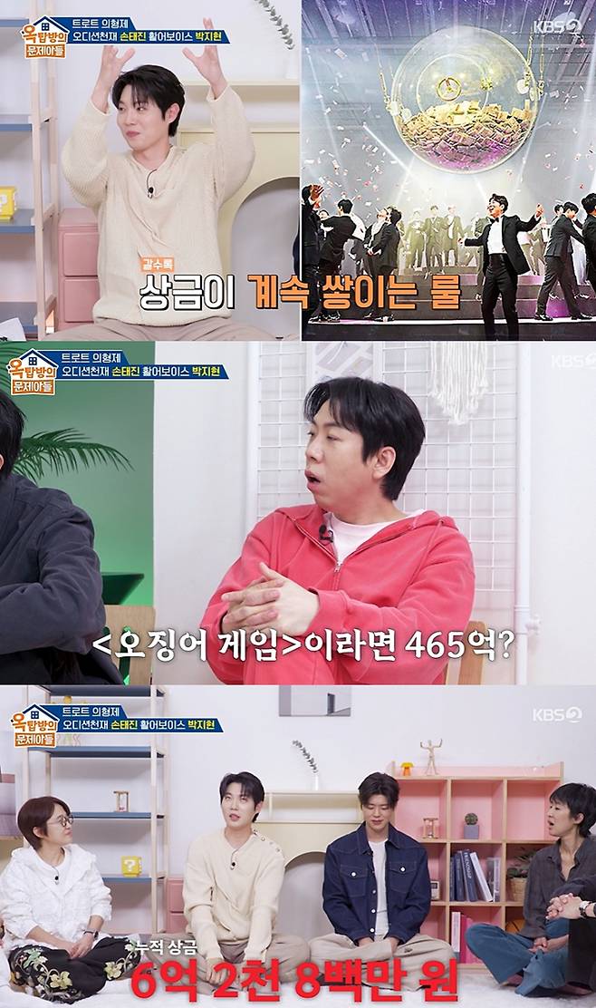사진=KBS2 ‘옥탑방의 문제아들’ 방송 캡처