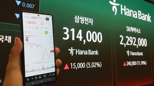 27일 거래되고 있는 SK하이닉스&nbsp;단일종목&nbsp;레버리지 ETF 화면. [출처= 연합]