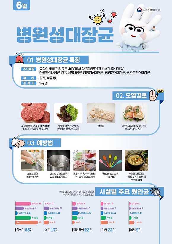 가평군 식중독 예방 홍보 웹 포스텁 [사진=가평군]
