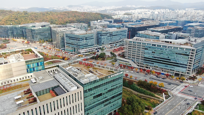 IT 기업들이 몰려 있는 판교테크노밸리 전경. [헤럴드DB]