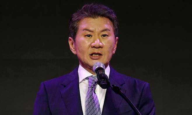 정몽규 대한축구협회장. 뉴시스