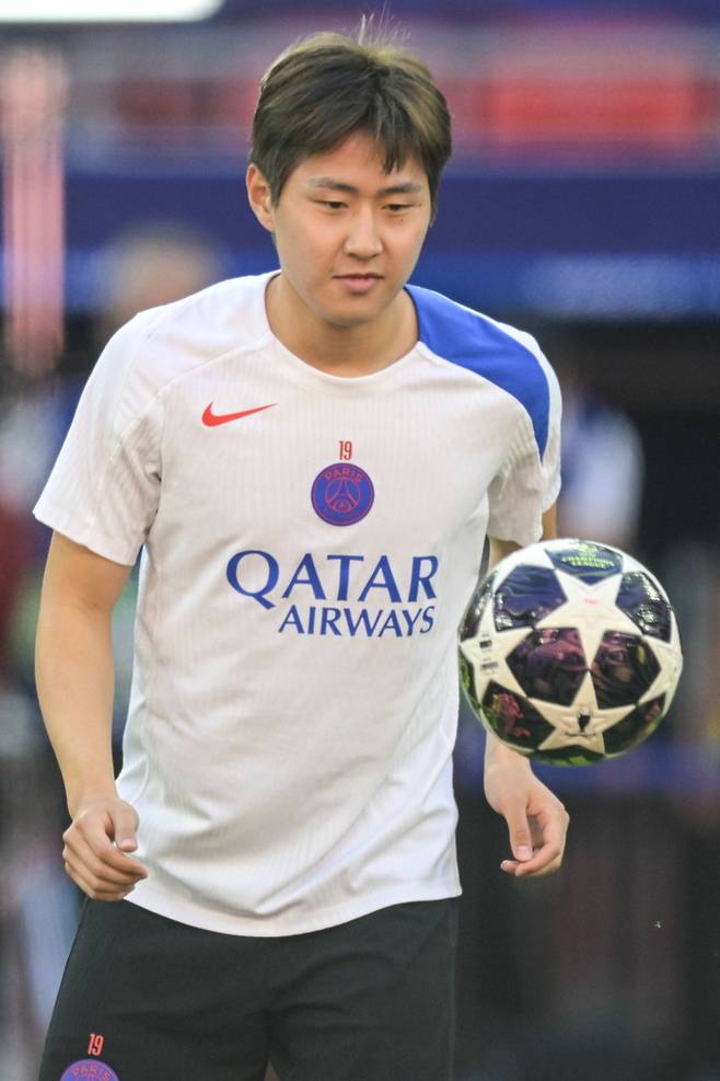 PSG의 이강인. EPA연합뉴스