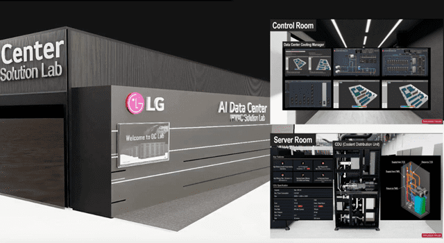 LG전자의 AI 데이터센터 냉각 기술 연구 시설. (사진=LG전자)